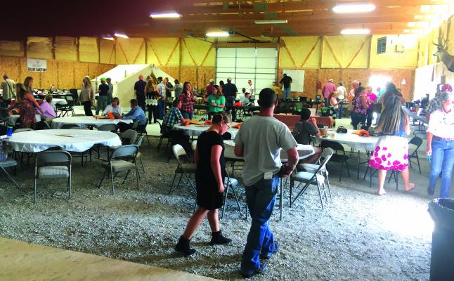 The Ghosts of the Madison Chapter of the Mule Deer Foundation hosted a banquet at the Ennis Rodeo Arena in Ennis. About 100 people attended and the money raised at the banquet will go to improving and protecting mule deer habitat. Mule deer numbers have been declining across the West for a number of years. (J. Taylor photo)