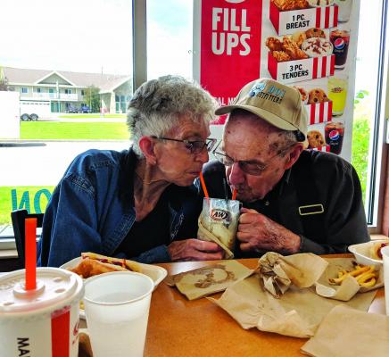 Ann and Nick Novich: Sheridan’s Home Park Assisted Living provided us with photos of Ann and Nick Novich. “I had the great pleasure of taking Ann and Nick Novich out to lunch and snapped this awesome picture,” says Megan Ellis of Home Park. “They were married October 1951, have been married 67 years.” (Submitted)
