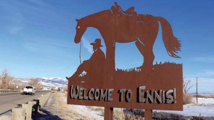Entering Ennis from the east, travelers encounter the majestic Madison River. Those coming from the north, though, enter in an industrial zone of sorts. The Ennis Town Commission discussed ways to beautify and showcase the town’s entryway corridors during their recent master planning meeting. PHOTO BY JOLENE PALMER