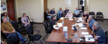 Madison County Commissioners gather input regarding a cannabis grow operation taking place in an Ennis neighborhood. Photos BY JOLENE PALMER