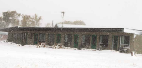 These studio-style housing units, located between Sportsman’s Lodge and Madison Foods, were made available to the Ennis community following an ongoing effort by Madison Foods owner Chris Gentry to offer housing to potential employees. Photo by Jolene Palmer