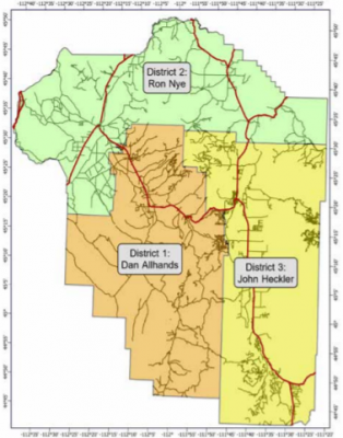 District 3 cuts a wide swath through Madison County. COURTESY MADISON COUNTY