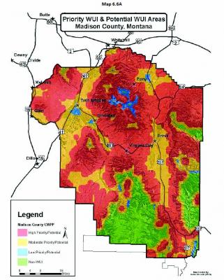 Fire priority areas