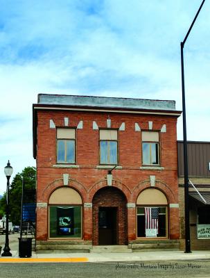 Sheridan’s former bank building was one of two buildings donated by an anonymous donor to the Ruby Valley Healthcare Foundation. (Submitted photo)
