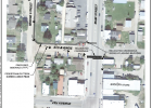 Image of the proposed sidewalk plan. The cross walk at Main Street and 5th Avenue is suggested to move to the intersection of 5th Avenue and Main Street. PHOTO COURTESY OF THAD KAISER/GREAT WEST ENGINEERING