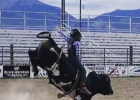 Brummie has been riding bulls for four years and bareback and saddle bronc for three. PHOTO COURTESY OF HOLLI BOGGUS