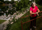 Susan Kohler, the executive director of Missoula Aging Services, stands outside her office on Thursday evening. PHOTO BY BEN ALLAN SMITH/MISSOULIAN