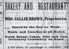 A bakery owned by Sarah Bickford (Sallie Brown) was advertised in The Madisonian in the 19th century. PHOTO COURTESY PHOTO COURTESY VIRGINIACITY.COM